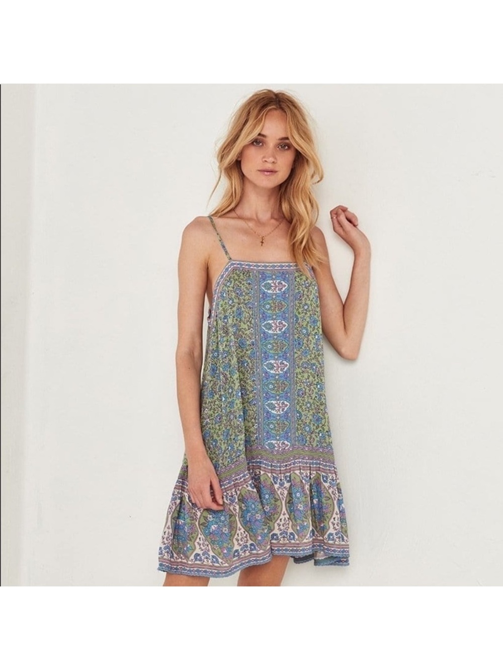 SPELL Jasmine Mini dress Jade